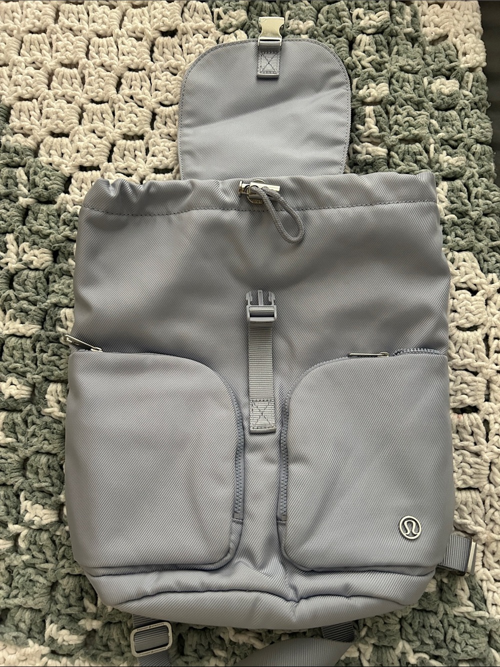 Lululemon Light Lavender Nylon Backpack NWOT